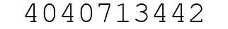 Number 4040713442.