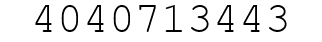 Number 4040713443.