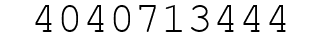 Number 4040713444.