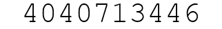 Number 4040713446.