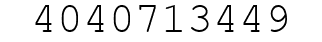Number 4040713449.