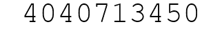 Number 4040713450.