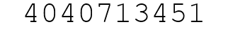 Number 4040713451.