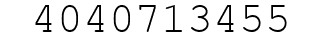 Number 4040713455.