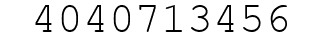 Number 4040713456.