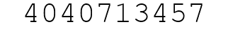 Number 4040713457.