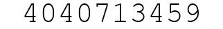 Number 4040713459.