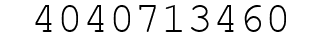 Number 4040713460.