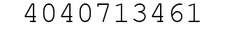 Number 4040713461.