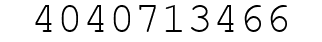 Number 4040713466.