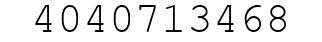 Number 4040713468.