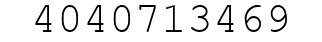 Number 4040713469.