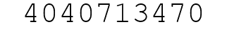 Number 4040713470.
