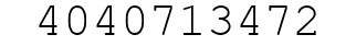 Number 4040713472.