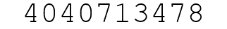 Number 4040713478.