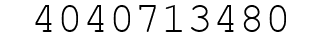 Number 4040713480.