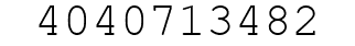 Number 4040713482.
