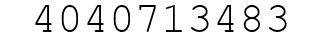 Number 4040713483.