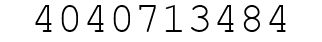 Number 4040713484.