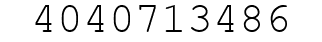 Number 4040713486.