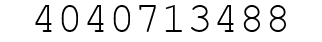 Number 4040713488.