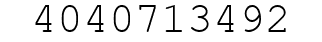 Number 4040713492.