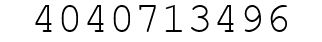 Number 4040713496.