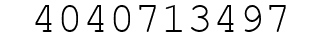 Number 4040713497.