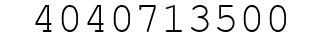Number 4040713500.