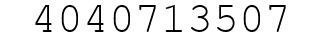 Number 4040713507.