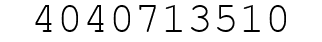 Number 4040713510.