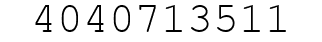 Number 4040713511.