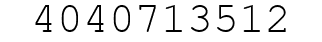 Number 4040713512.