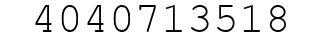 Number 4040713518.