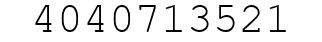 Number 4040713521.