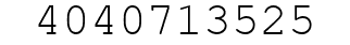 Number 4040713525.
