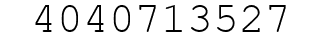 Number 4040713527.