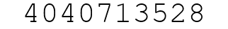 Number 4040713528.