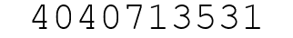 Number 4040713531.