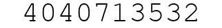 Number 4040713532.