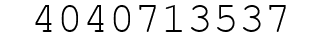 Number 4040713537.