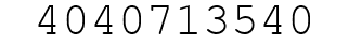 Number 4040713540.