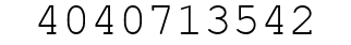 Number 4040713542.