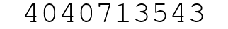 Number 4040713543.