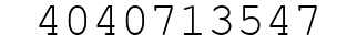 Number 4040713547.