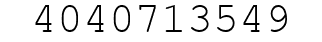 Number 4040713549.
