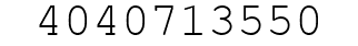 Number 4040713550.
