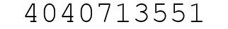 Number 4040713551.