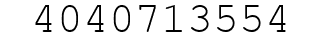 Number 4040713554.