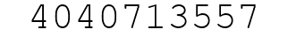 Number 4040713557.